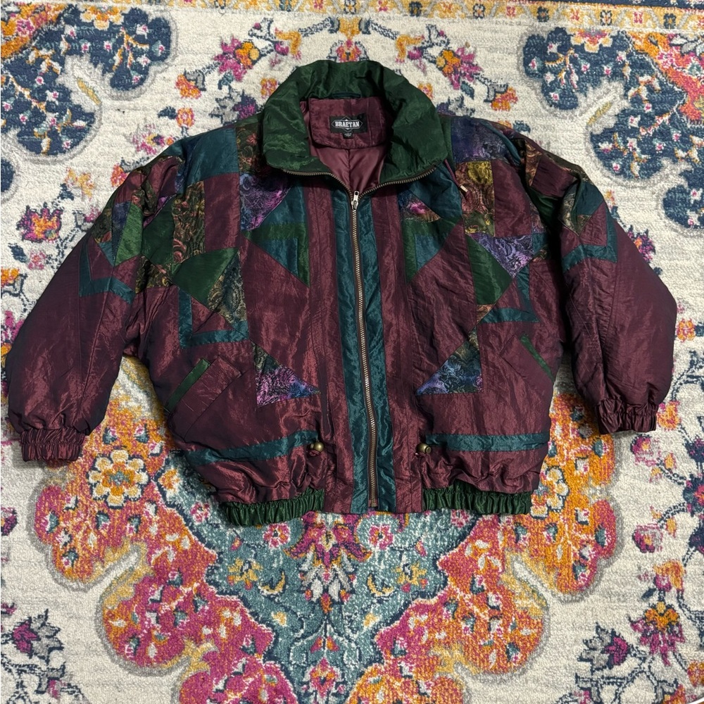Vintage 90s Retro Braetan Full Zip Winter Jacket size L women’s